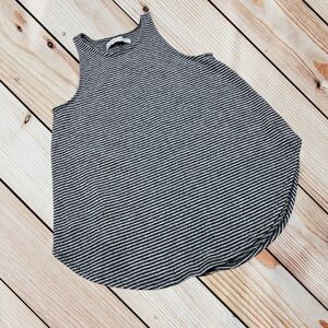 Abercrombie & Fitch XS black/grey striped swing tank